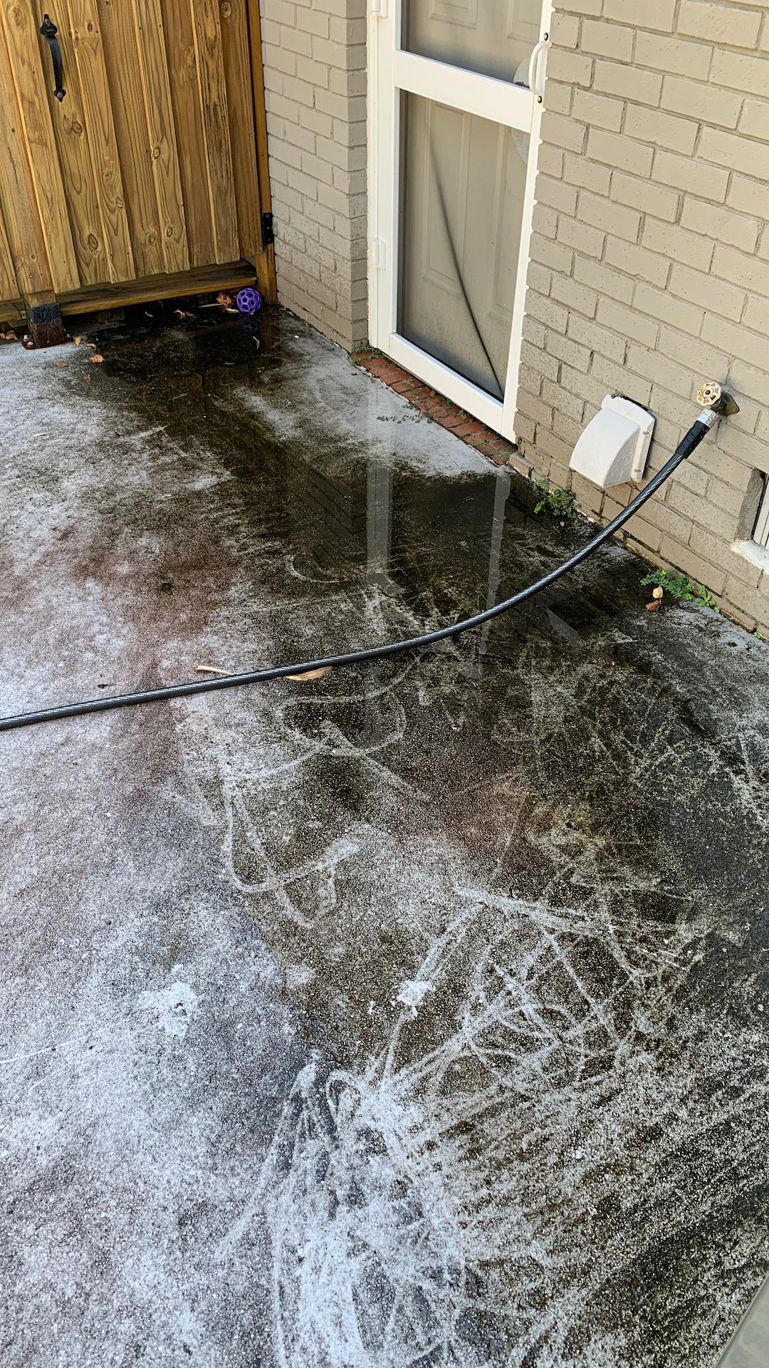 Concrete Cleaning Project in Wilmington NC (Windemere Neighborhood) Thumbnail